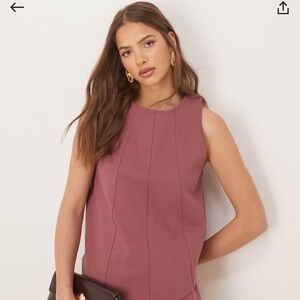NWT ASOS Women's Sleeveless Top & Bottom in Mauve